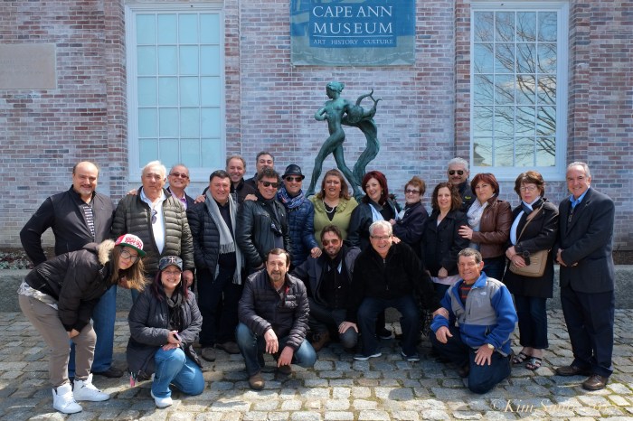 Sicilian Envoy Honors Mayor Romeo Thekan Cape Ann Museum ©Kim Smith 2015.