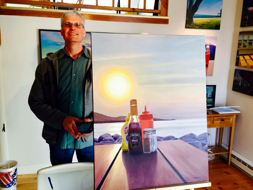 You've sat at this picnic table before enjoying a sunset haven't you?