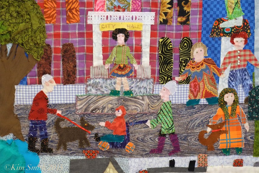 Juni Van Dyke Gloucester Downtown Quilt Project Detail ©Kim Smith 2015