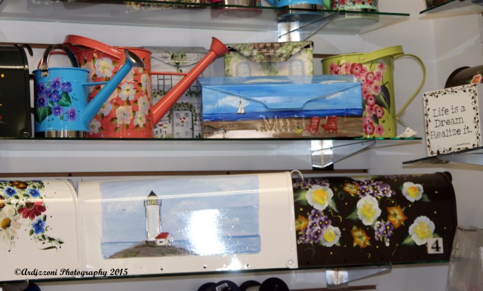 May 5, 2015 beautiful hand painted mailboxes