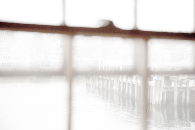 “secrets” archival inkjet print 20” x 30”, ed. 1/5 by Linda Pagani (taken looking out from the window of Motif #1 toward the Yacht club)