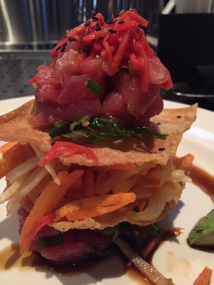 Poke Stack of Ahi Tuna