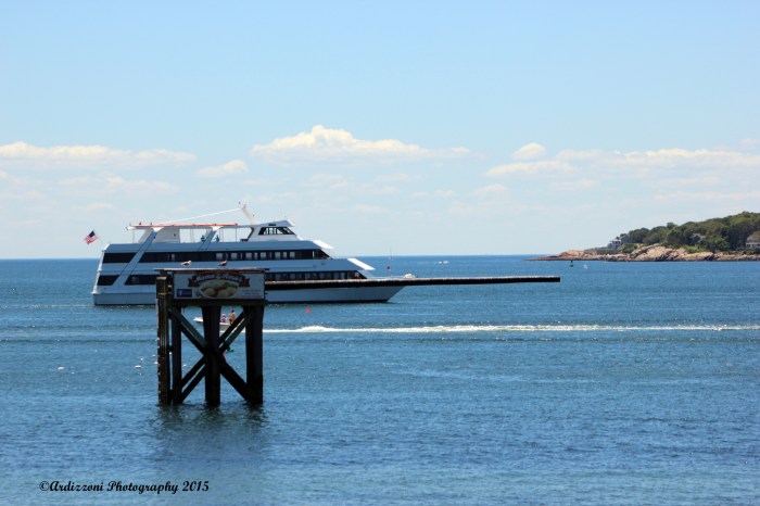 June 24, 2015 Beauport Princess passing by the Greasy Pole
