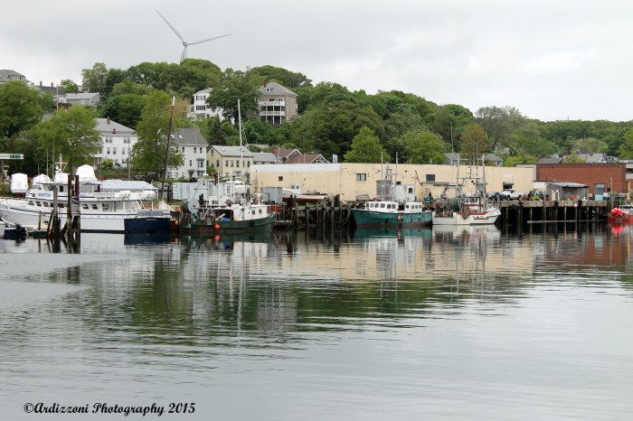 June 3, 2015 reflections on a cloudy day from State Pier