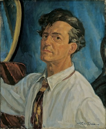 John Sloan (1871-1951). Self-Portrait, Working, 1916. Oil on canvas. Hood Museum of Art, Dartmouth College, Hanover, New Hampshire. Gift of John and Helen Farr Sloan. ©2015 Delaware Art Museum/Artists Rights Society (ARS), New York.