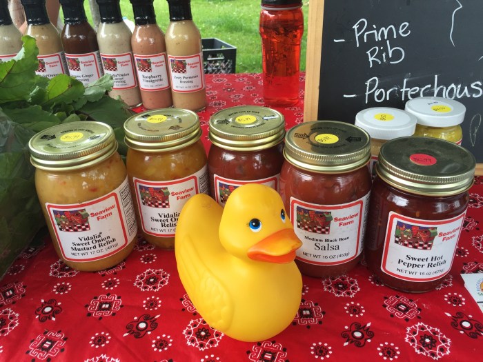 Rubber Duck caught some black seabass while visiting Woods Hole yesterday and needs to make a tartar sauce for the deep fried bass chunks. Maybe one of these with some mayo will hit the spot.