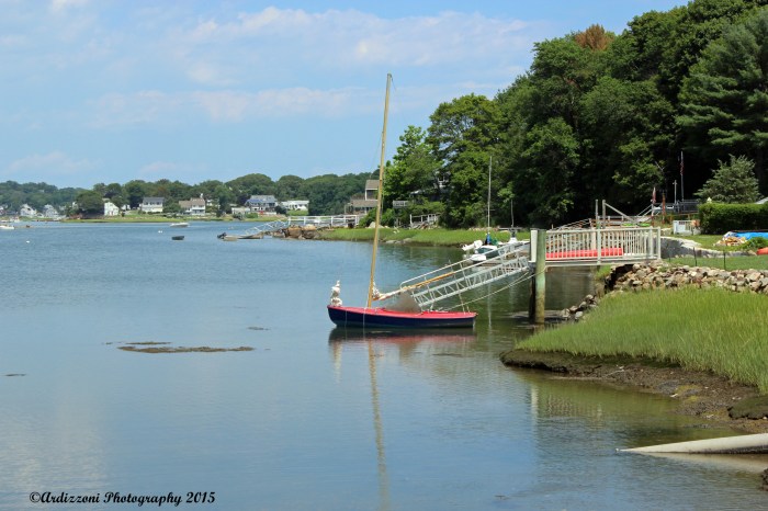 July 22, 2015 Blue and red boat