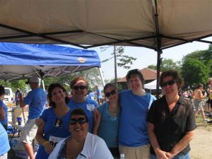 Reid's Ride TIna Kethopulos and Lahey/AGH Staff