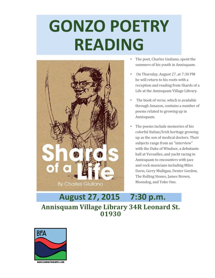 gonzo poetry reading