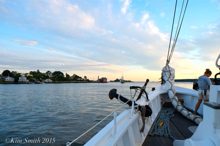 Schooner Adventure Gloucester August 5th Paint Factory ©Kim Smith 2015