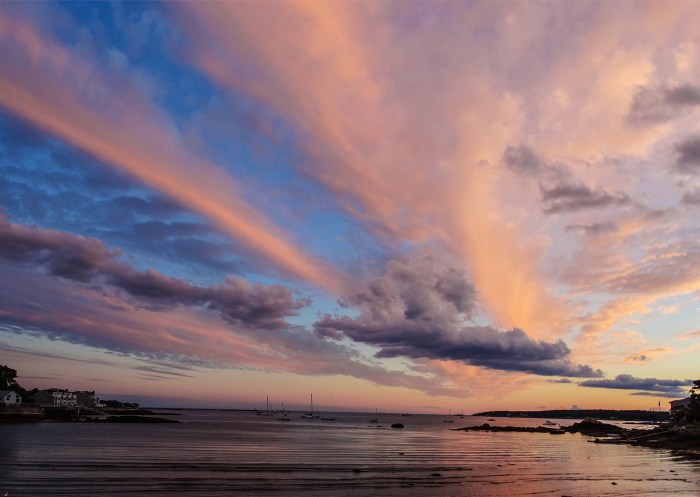 sunset on wonsons cove