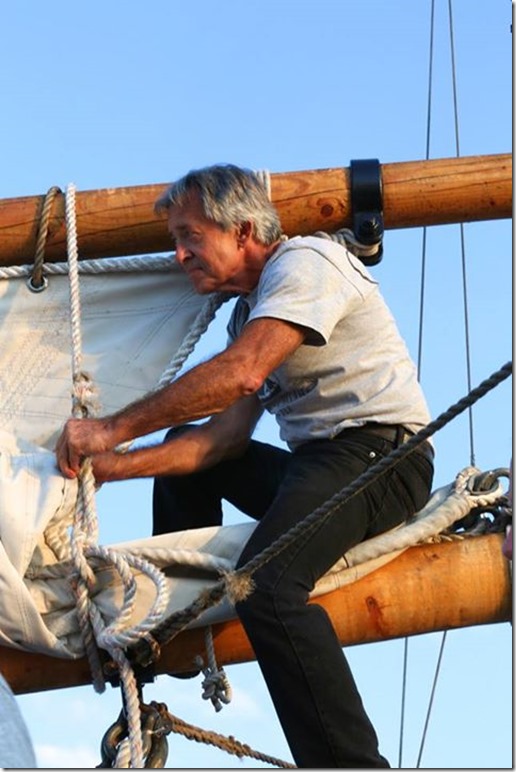 Cowboying the Foresail