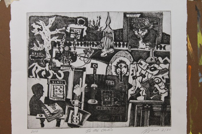 In the Studio - Dennis Flavin