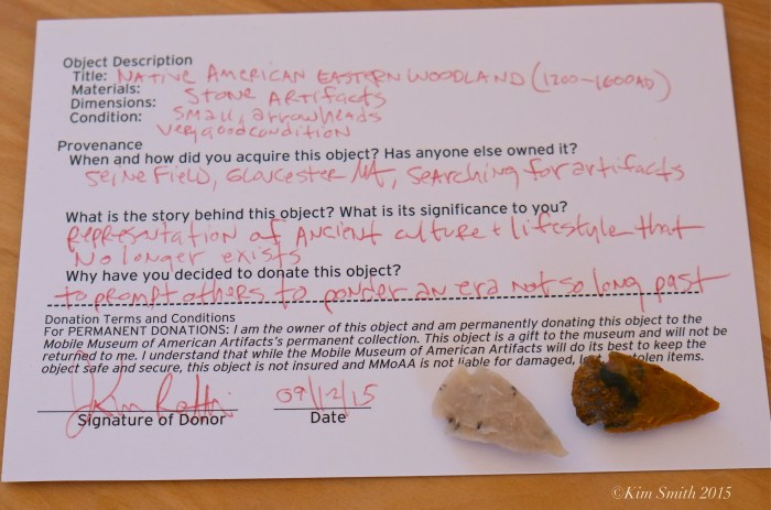 MMoAA George Seine Field arrowheads ©Kim Smith 2015