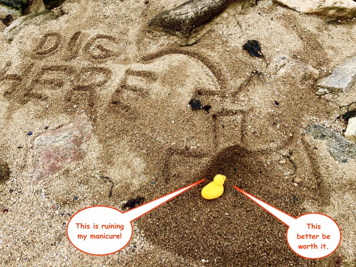 I think I hit something and it smells kind of ripe. Could you pass me a sani-wipe?  WELL HELLO DOLLY!