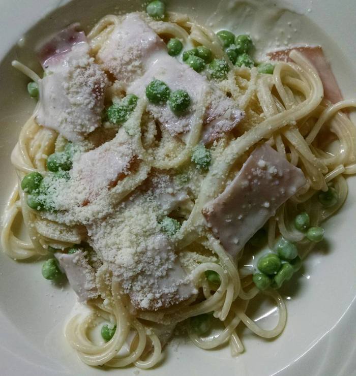 Charlene Delaney pea hot ham pasta GMG cookes photos