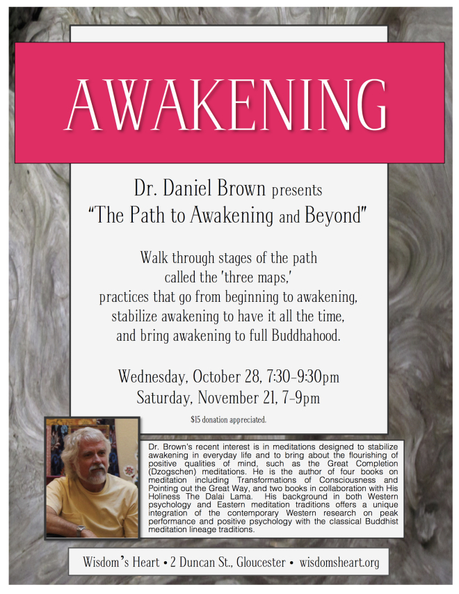 Wisdom's Heart is honored to host this world leader in awakening-focused meditation practices.