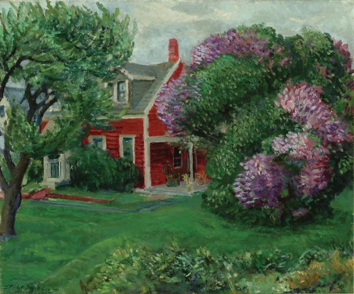 (Delaware)OurRedCottage,Lilacs[1]