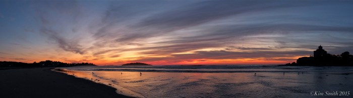 Good Harbor Beach Panorama Sunrise -1 ©Kim Smith 2015