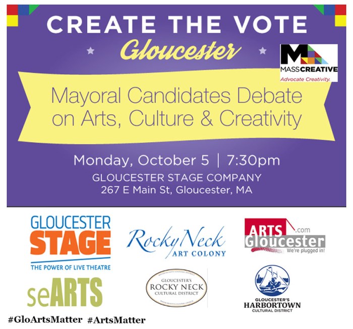 mayoral debate at gloucester stage