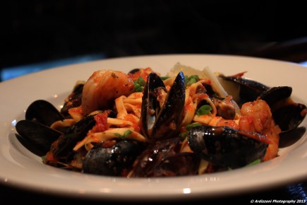 October 21, 2015 Shrimp & Mussels Fra Diavolo
