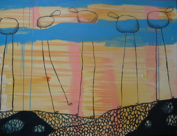 black_under_blue_above