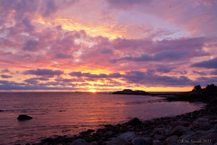 Brace Cove Gloucester sunrise ©Kim Smith 2015