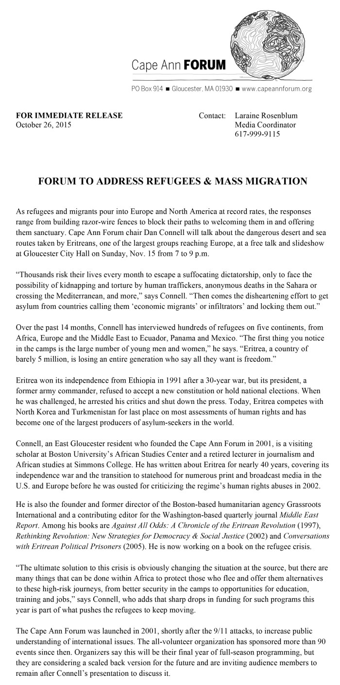 cape ann forum_refugees