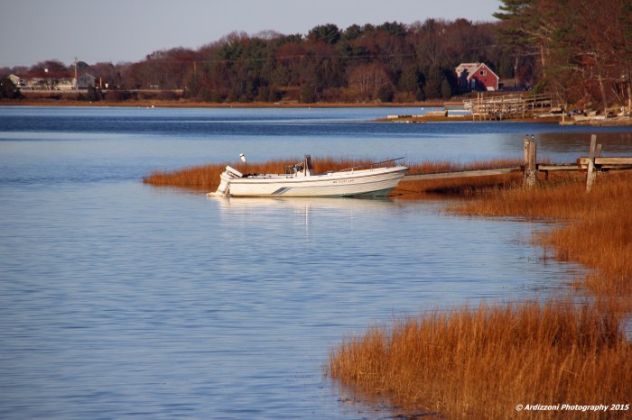 November 17, 2015 serene little river at high tide