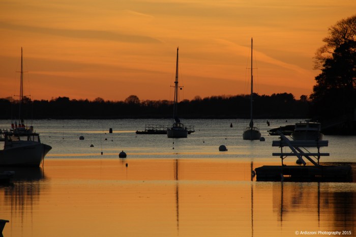 november 21, 2015 sunset on Cape Ann
