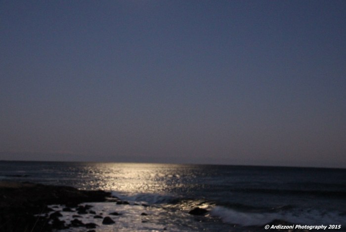 November 23, 2015 moon's reflection