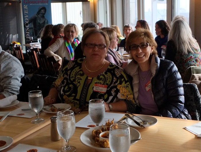 Angela and Nina Groppo Discover Gloucester 2015 Holiday Party