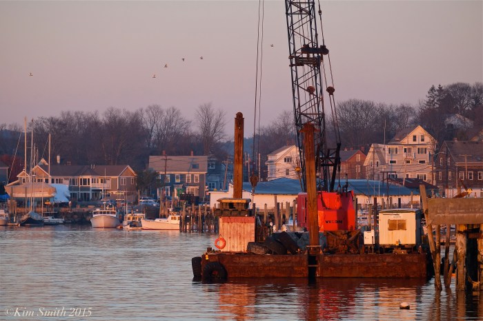 Gloucester harbor crane ©Kim Smith 2015