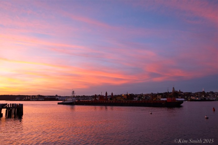 Gloucester Harbor Sunset ©Kim Smith 2015JPG