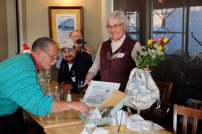 Kay Ellis Discover Gloucester 2015 Holiday Party.JPG