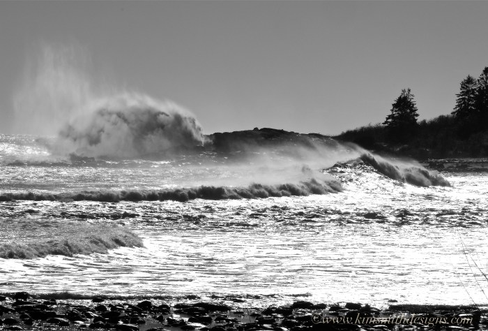 Eastern point Atlantic Ocean Waves Jonas ©www.kimsmithdesigns.com