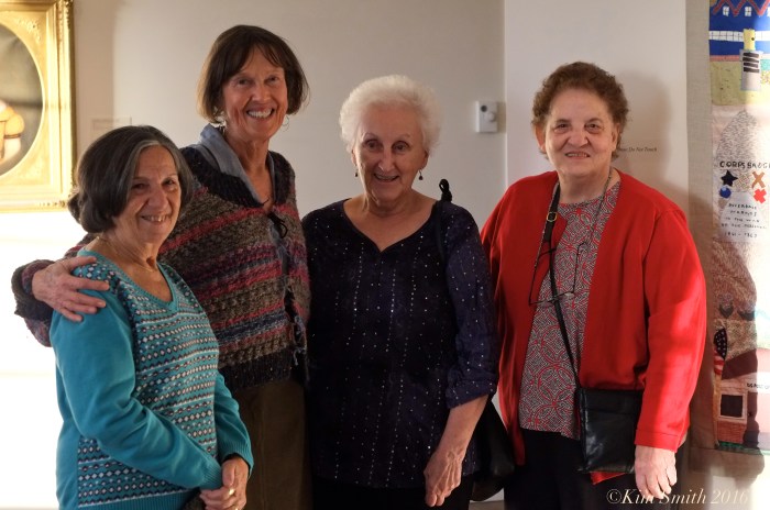 Ida, Lois, Colleen, Juni Van Dyke x Cape ann Museum The Neighborhood Quilt Project ©Kim Smith 2016