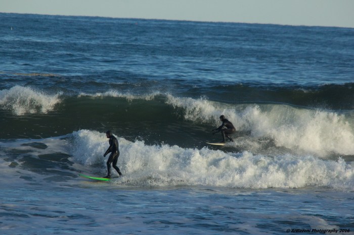 January 25, 2016 surfing at Brace Cove