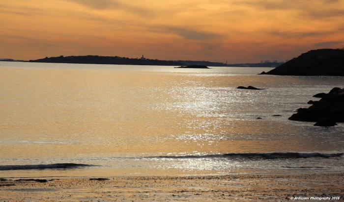 January 9, 2016 orange sunset