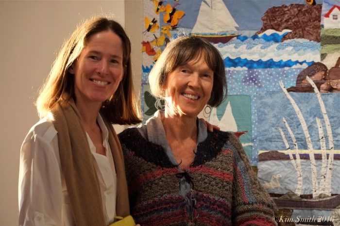 Paige and Juni Van Dyke Cape ann Museum The Neighborhood Quilt Project Detail ©Kim Smith 2016