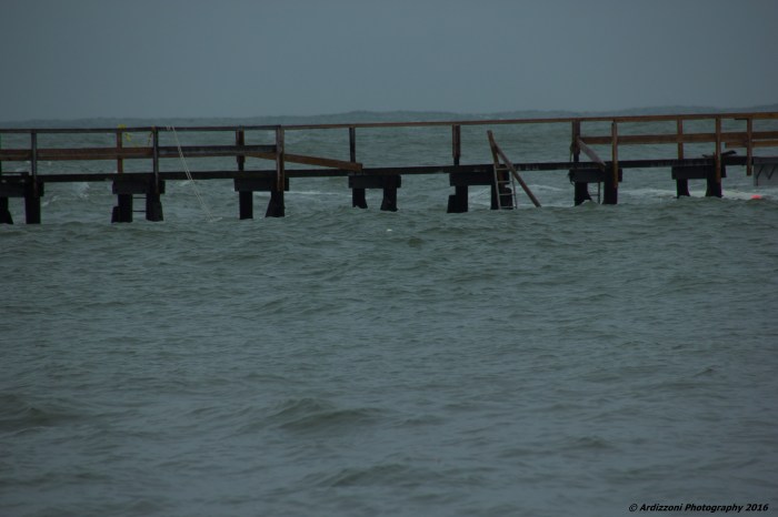 February 9, 2016 Magnolia Pier some damage