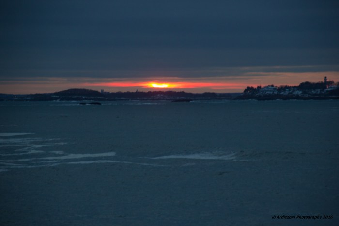 February 9, 2016 sun coming out after a cloudy day