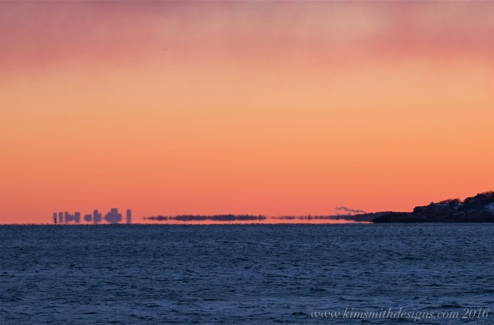 Gloucester to Boston skyline Niles Beach sunset www.kimsmithdesigns.com -3