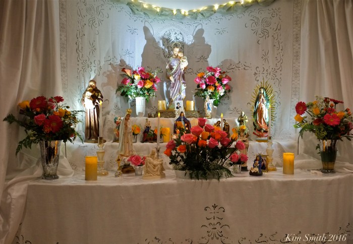 Groppo Novena Saint joseph altar 2016 Gloucester Saint Joseph - Kim Smith