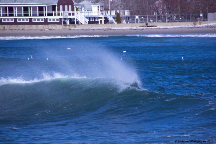 March 5, 2016 Spindrifts coming onto Magnolia Beach