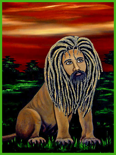 rasta lion