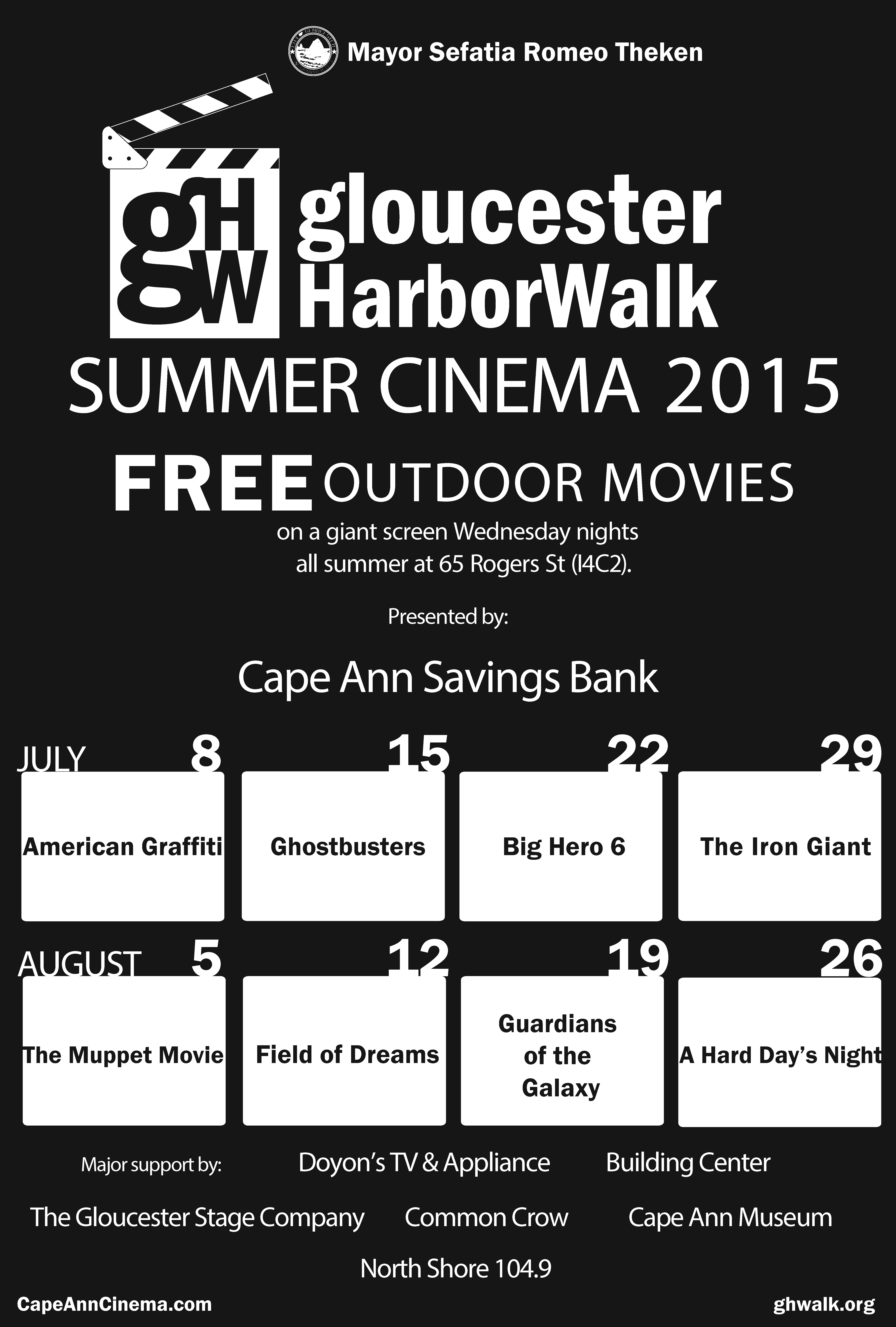 gHW summer cinema 2015
