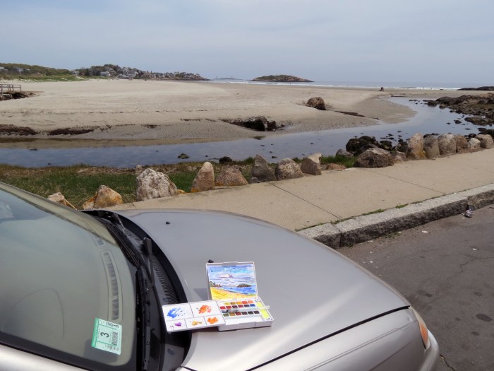 My quick, easy and very portable Watercolor Plein Air setup