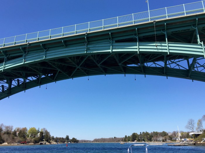 No bridge bra, no girdle, no Porta-Potties. Could it really be completely done for a few weeks before they start painting it again or setting it on fire?