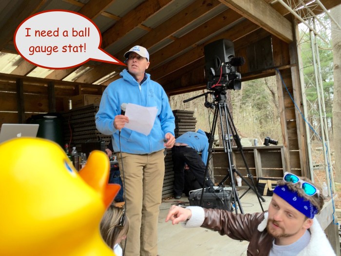 Joey and Frankie made sure all the balls, large and small, were hard.